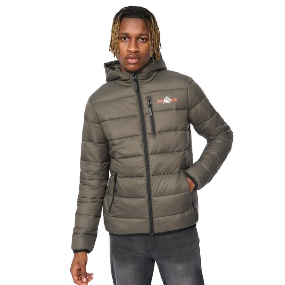 Kings Will Dream Mens Barcana Puffer Jacket / Olive